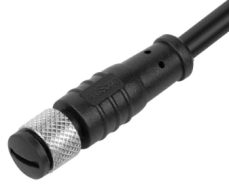 Формованный кабельный разъем M9,розетка,контакты:2,соединение под пайку,прямой,IP67,4A\125V